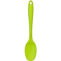 Orsina Heat-Resistant Light Pink Silicone Spoon, Stain Resistant Cooking Spoon, Kitchen Tool With Hanging Loop in Green