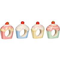 Orsina Set Of Four Cupcake Napkin Rings