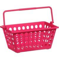 Orsina Plastic Caddy Storage Basket in Pink