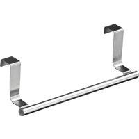 Orsina Durable Over Door Small Rail, Versatile Rust Proof Hanging Rail, Light Weight Slim Design Towel Hanging Rail in Silver