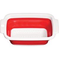 Orsina Gold 20cm Saucepan Lid, Tempered Glass Lid With Steam Vent For Safer Cooking, Durable Replacement Pan Lid in Red