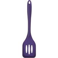 Orsina Orange Silicone Slotted Turner, Scratch-Free Flipper For Smooth Pans, Handy Kitchen Tool, Cooking Spatula in Purple