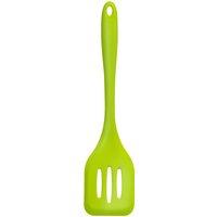 Orsina Orange Silicone Slotted Turner, Scratch-Free Flipper For Smooth Pans, Handy Kitchen Tool, Cooking Spatula in Green