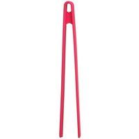 Orsina Hot Pink Silicone Tongs, Sturdy Kitchen Grabbers, Rubber Tipped Kitchen Tongs, Ideal For Non-Stick Cookware