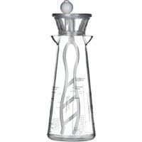 Orsina Salad Dressing Mixer, Durable Glass Salad Spinner, Airtight Lid Lettuce Spinner & Mixer for Kitchen in Clear