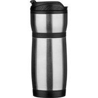Orsina Durable Stainless Steel Travel Beaker 480ml, Leak Proof Travel Beaker, Stainless Steel Travel Beaker in Silver