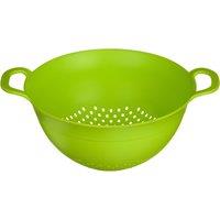 Orsina Radiant Orange Colander With Handles, Kitchen Sieve For Liquid Removal, Dependable Kitchen Drainer in Green