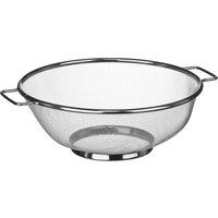Orsina Sieve With Dual Handles, Stainless Steel Colander For Sifting, Metal Colander Strainer For Rinsing Fruits in Silver