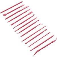Orsina Assorted Hallie 14Pc Cake Decorating Modelling Tool Set, Creative Cake Decorating Set For Birthday Parties in Pink