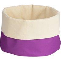 Orsina Folded Design Round Bread Basket in Purple