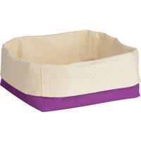 Orsina Folded Design Small Bread Basket in Purple
