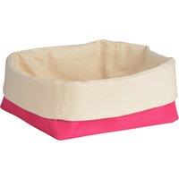 Orsina Folded Design Small Bread Basket in Pink