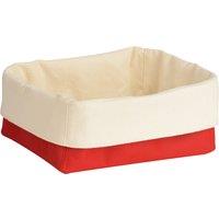 Orsina Folded Design Small Bread Basket in Red