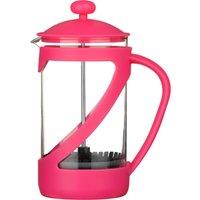 Orsina Modern Hot Pink 600Ml Cafetiere, Advanced Filtration Small Cafetiere, Comfortable Grip Coffee Cafetiere