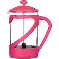 Orsina Modern Design Kenya 850Ml Cafetiere, Advanced Filtration Small Cafetiere, Comfortable Grip Coffee Cafetiere in Pink
