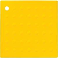 Orsina Yellow Silicone Trivet, Heat-Resistant Hot Pad, Silicone Mat for Protecting Countertop, Stick-Resistant Trivet
