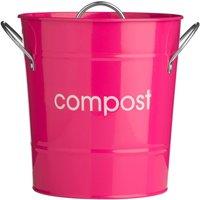 Premier Housewares Compost Bin Hot Pink