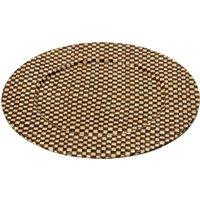 Orsina Pandanus Charger Plate in Brown