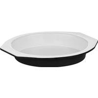 Orsina Functional Design Black Cake Tin With Handles, Non-Stick Carbon Steel Round Baking Tin For Effortless