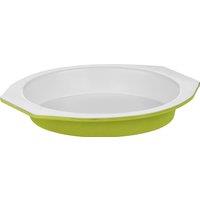 Orsina Functional Design Lime Green Cake Tin With Handles, Non-Stick Carbon Steel Round Baking Tin For Effortless