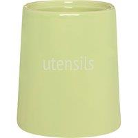 Orsina Fletcher Ceramic Utensil Jar in Green
