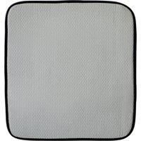 Orsina Yellow Dish Drying Mat, Super Absorbent Dish Drainer Mat, Quick-Dry Mat For Counter, Highly Absorbent Mat in Grey
