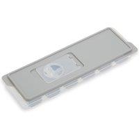 Orsina Ice Cube Tray, Rectangular Ice Tray for Kitchen, Sleek Design Ice Freezing Tray for Home in Grey