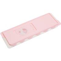 Orsina Ice Cube Tray, Rectangular Ice Tray for Kitchen, Sleek Design Ice Freezing Tray for Home in Pink