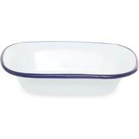 Orsina Durable 16cm Rectangular Pie Dish, Stylish Constructed Rectangular Pie Dish, Versatile Non Stick Pie Dish in White