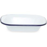 Orsina Versatile 18cm Rectangular Pie Dish, Stylish Constructed Rectangular Pie Dish, Durable Non Stick Pie Dish in White