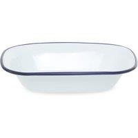 Orsina Durable 20cm Rectangular Pie Dish, Stylish Constructed Rectangular Pie Dish, Versatile Non Stick Pie Dish in White