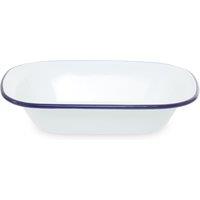 Orsina Durable 22cm Rectangular Pie Dish, Stylish Constructed Rectangular Pie Dish, Versatile Non Stick Pie Dish in White