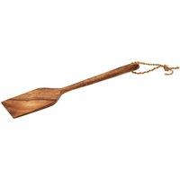 Orsina Acacia Wood Solid Spatula, Natural Kitchen Spatula Tool, Rustic Cooking Utensil, Hand Carved Wooden Flipper