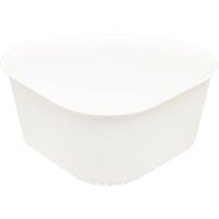 Orsina White Triangle Sink Strainer, Non-Skid Drain Organizer, Plastic Kitchen Holder For Soaps, Plastic Drain Basket