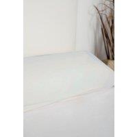 Belledorm Easy Care 200 Thread Count Cotton Polyester Percale Bolster Pillowcase in White | Size: King