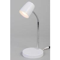 BHS Lighting Glow Task Table Lamp in White