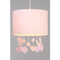 BHS Lighting Glow Hearts Mobile Easy Fit Light Shade in Pink