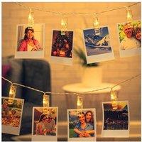 Netagon LED Battery Powered Clip String Lights in Clear
