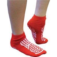 Aidapt Patient Slipper Socks Red Small