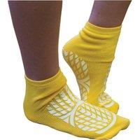 Aidapt Patient Slipper Socks Yellow L