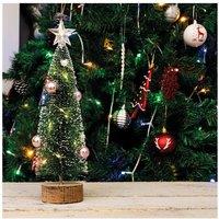 Netagon Battery Powered Light Up Mini Christmas Tree in Green