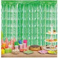 Netagon Metallic Tinsel Curtain 3M x 1M Green