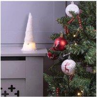 Netagon Home Light Up Christmas Gonk Gnome Ornament Decoration-Anders in White