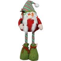 Netagon Christmas Gonk with Extending Legs- Freya in White