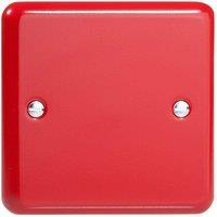 Varilight Single Blank Plate Pillar Box Red XYSB.PR
