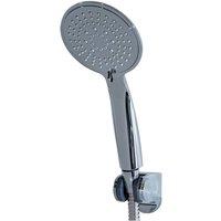 Showerdrape Vito 5-Spray Shower Head - Chrome or Black, Multi-Function Handset in Silver