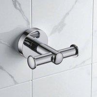 Showerdrape Modernity Chrome Stainless Steel Wall Mounted Robe Hook in Silver