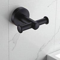 Showerdrape Modernity Black Steel Wall Mounted Robe Hook