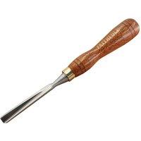 Faithfull V-Straight Parting Carving Chisel 9.5mm (3/8in) in Brown