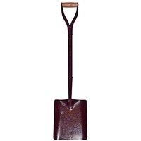 Faithfull All-Steel Square Shovel No.2 Myd in Burgundy